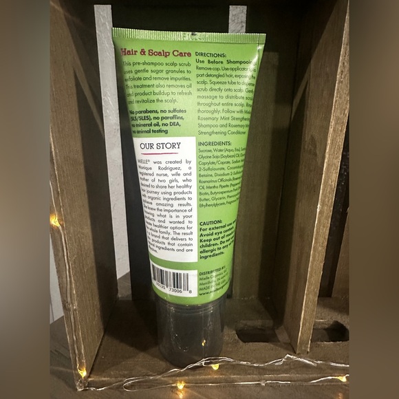 NWT Rosemary Mint Clarifying Sugar Scalp Scrub - Picture 3 of 4